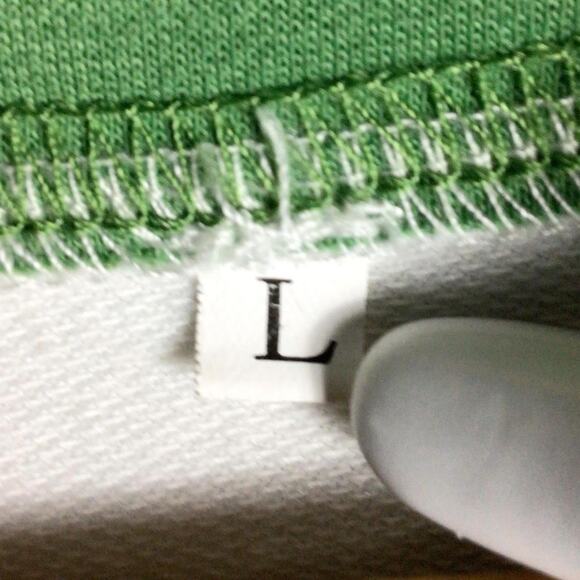 Smart Tree Frog In Glasses Long Sleeve Shirt White Green Large - Picture 3 of 4